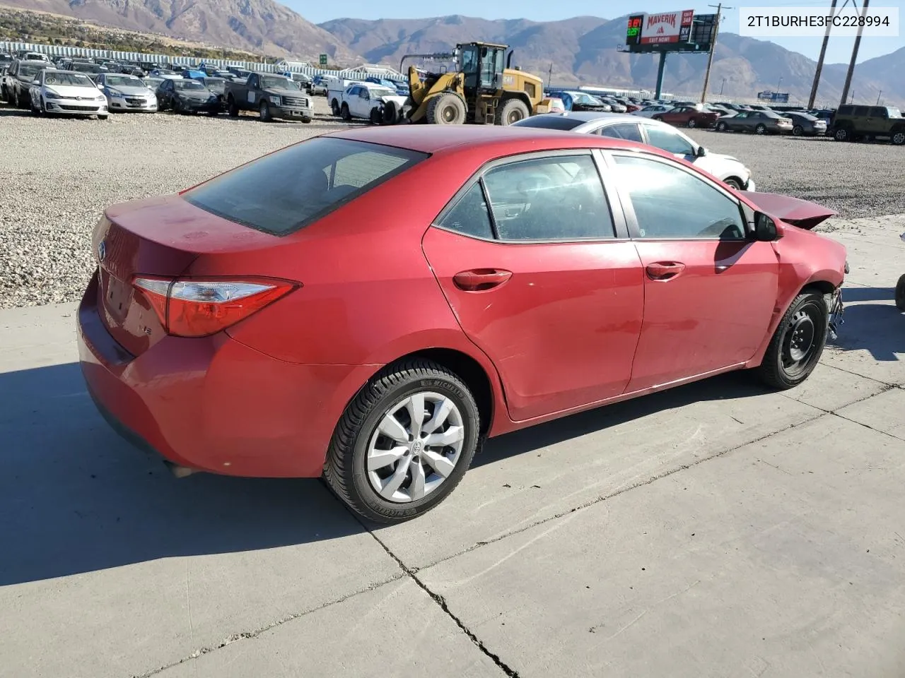 2015 Toyota Corolla L VIN: 2T1BURHE3FC228994 Lot: 79944494