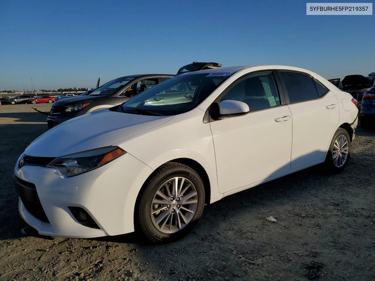 2015 Toyota Corolla L VIN: 5YFBURHE5FP219357 Lot: 79968874