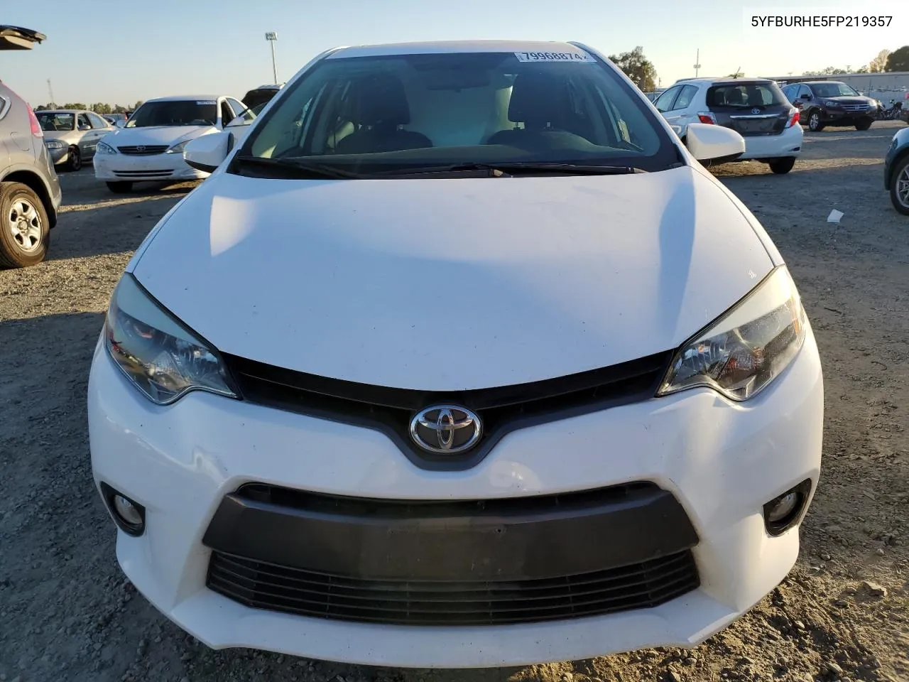 2015 Toyota Corolla L VIN: 5YFBURHE5FP219357 Lot: 79968874