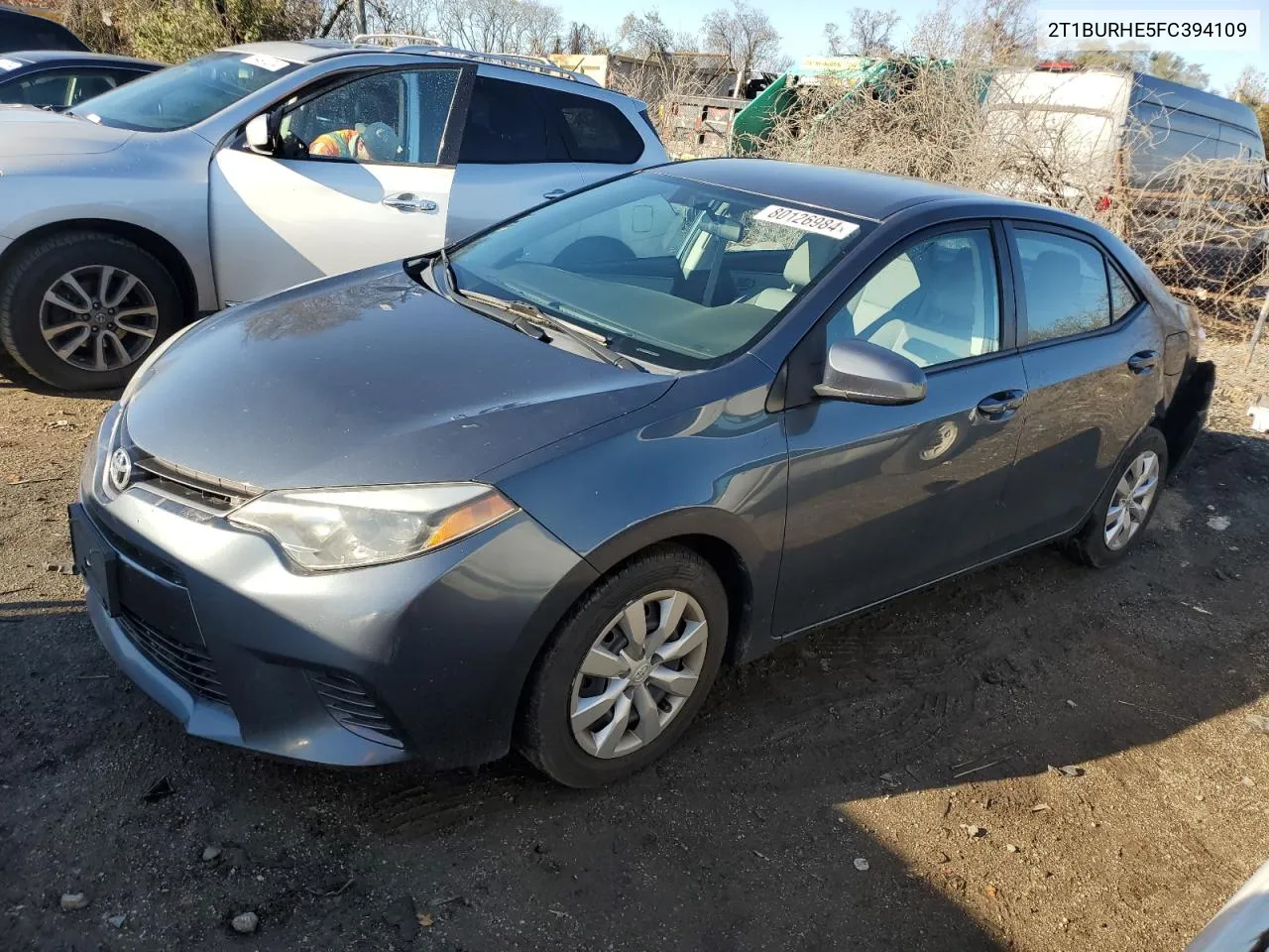 2015 Toyota Corolla L VIN: 2T1BURHE5FC394109 Lot: 80126984