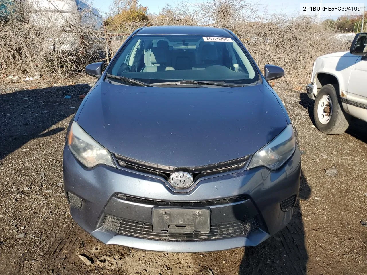 2015 Toyota Corolla L VIN: 2T1BURHE5FC394109 Lot: 80126984