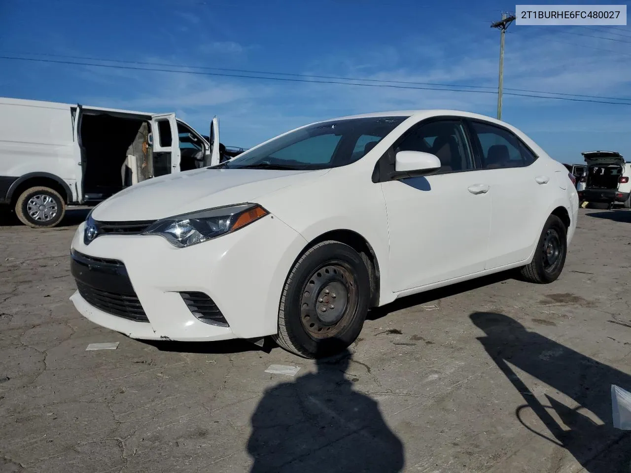 2015 Toyota Corolla L VIN: 2T1BURHE6FC480027 Lot: 80159804