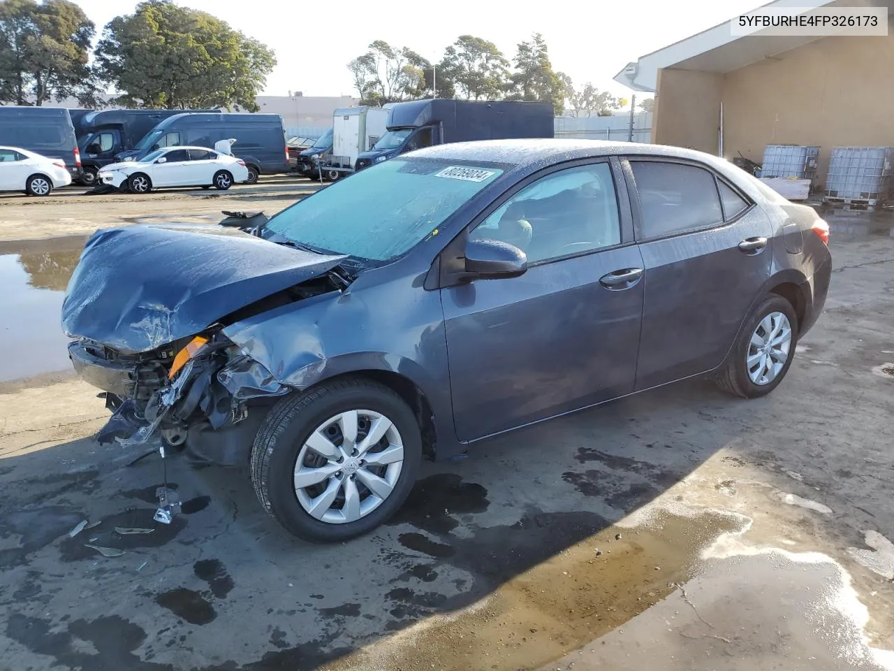 2015 Toyota Corolla L VIN: 5YFBURHE4FP326173 Lot: 80269034