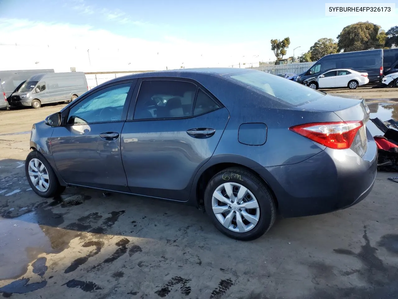 2015 Toyota Corolla L VIN: 5YFBURHE4FP326173 Lot: 80269034