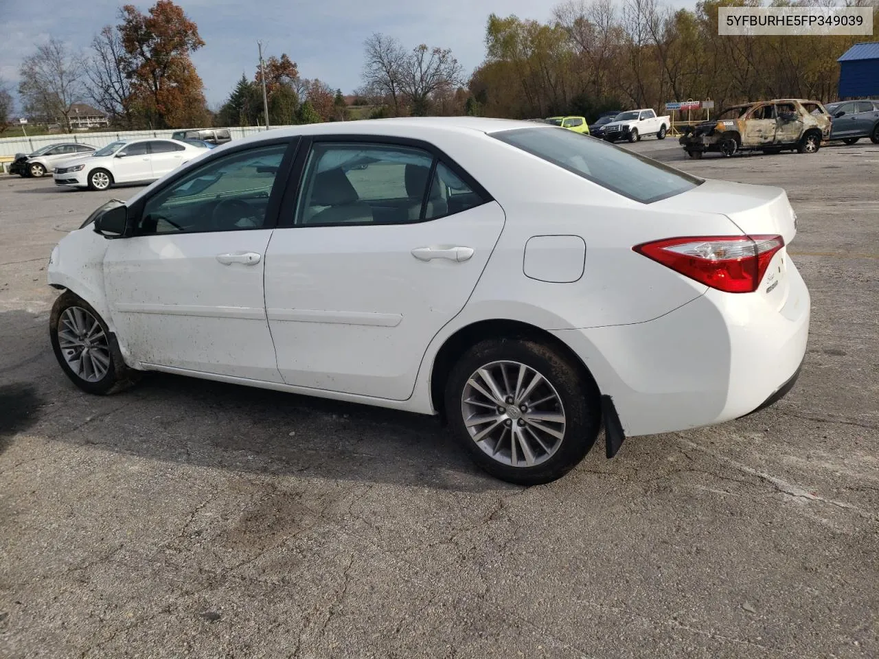 2015 Toyota Corolla L VIN: 5YFBURHE5FP349039 Lot: 80278614