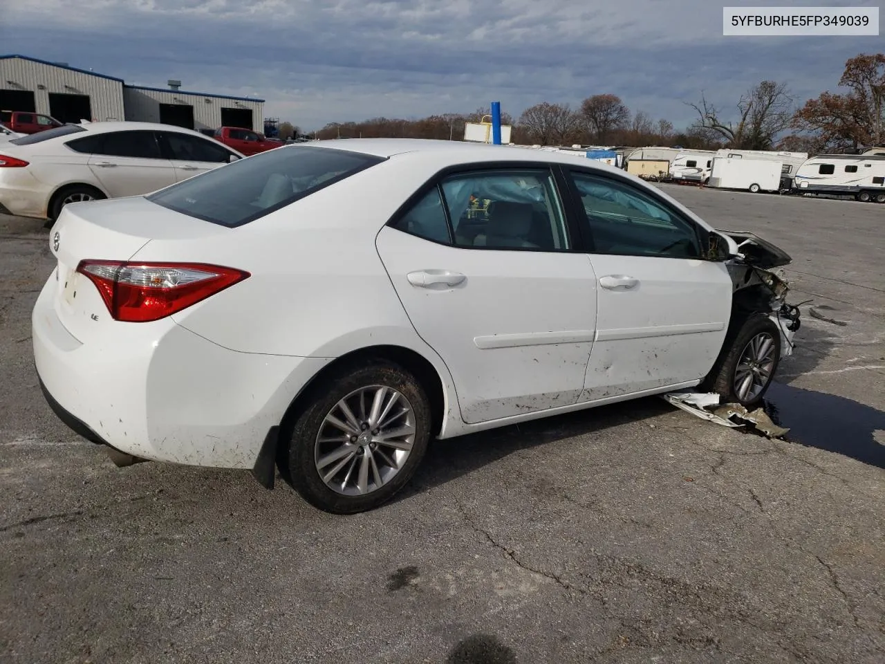 2015 Toyota Corolla L VIN: 5YFBURHE5FP349039 Lot: 80278614