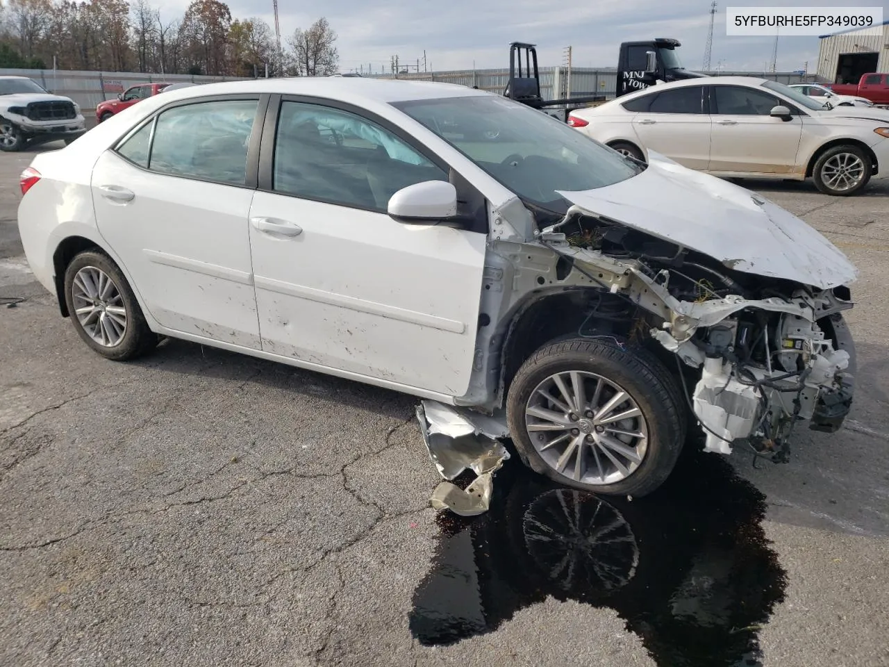 2015 Toyota Corolla L VIN: 5YFBURHE5FP349039 Lot: 80278614