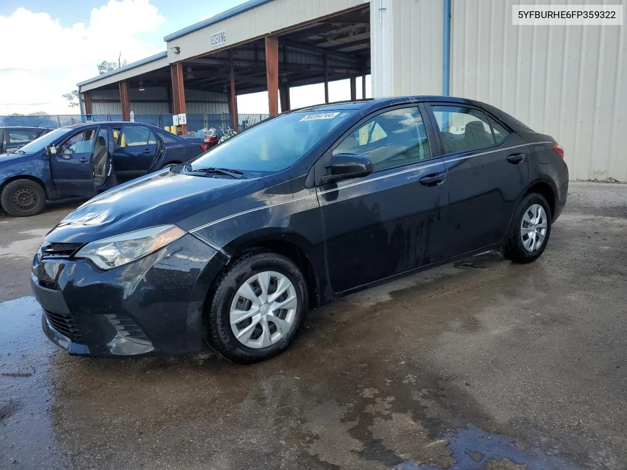 2015 Toyota Corolla L VIN: 5YFBURHE6FP359322 Lot: 80284744