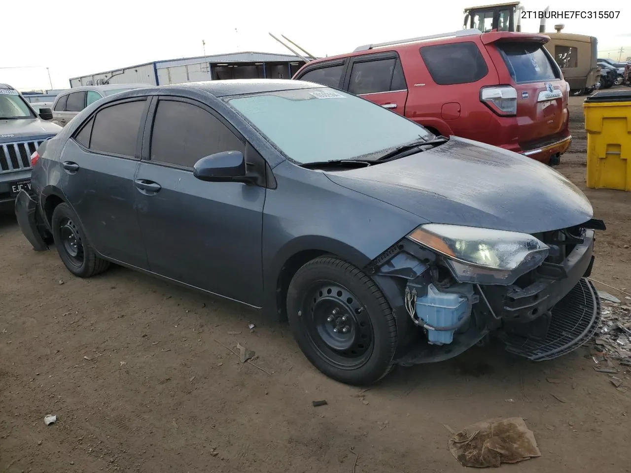 2015 Toyota Corolla L VIN: 2T1BURHE7FC315507 Lot: 80302564