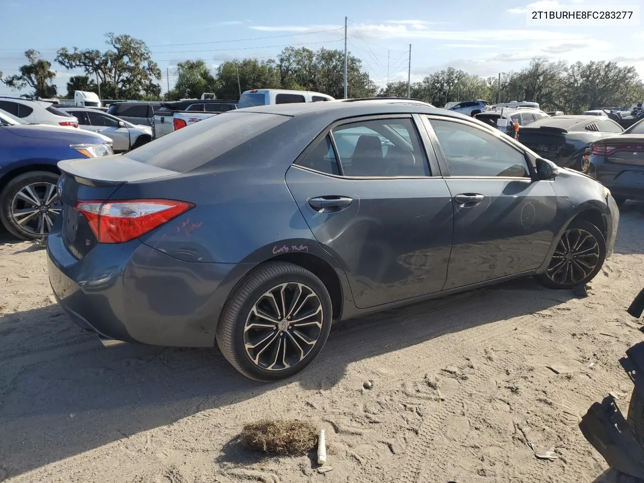 2015 Toyota Corolla L VIN: 2T1BURHE8FC283277 Lot: 80411334