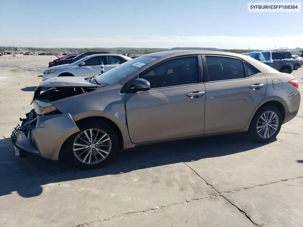 2015 Toyota Corolla L VIN: 5YFBURHE5FP188384 Lot: 80458124