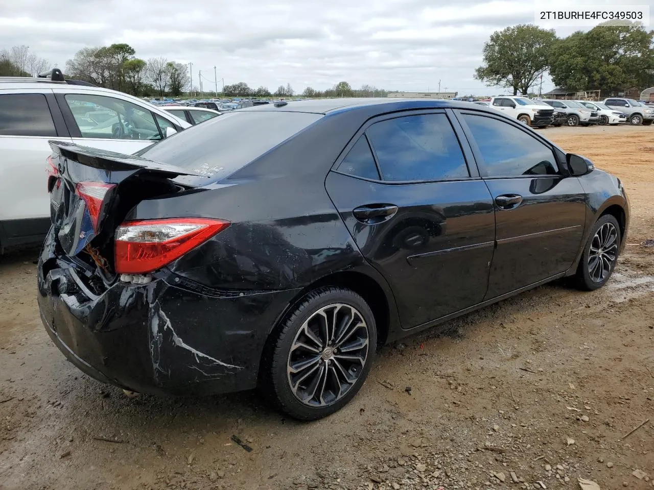 2015 Toyota Corolla L VIN: 2T1BURHE4FC349503 Lot: 80788754