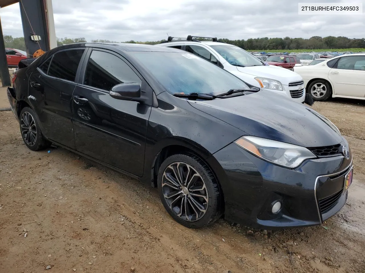 2015 Toyota Corolla L VIN: 2T1BURHE4FC349503 Lot: 80788754