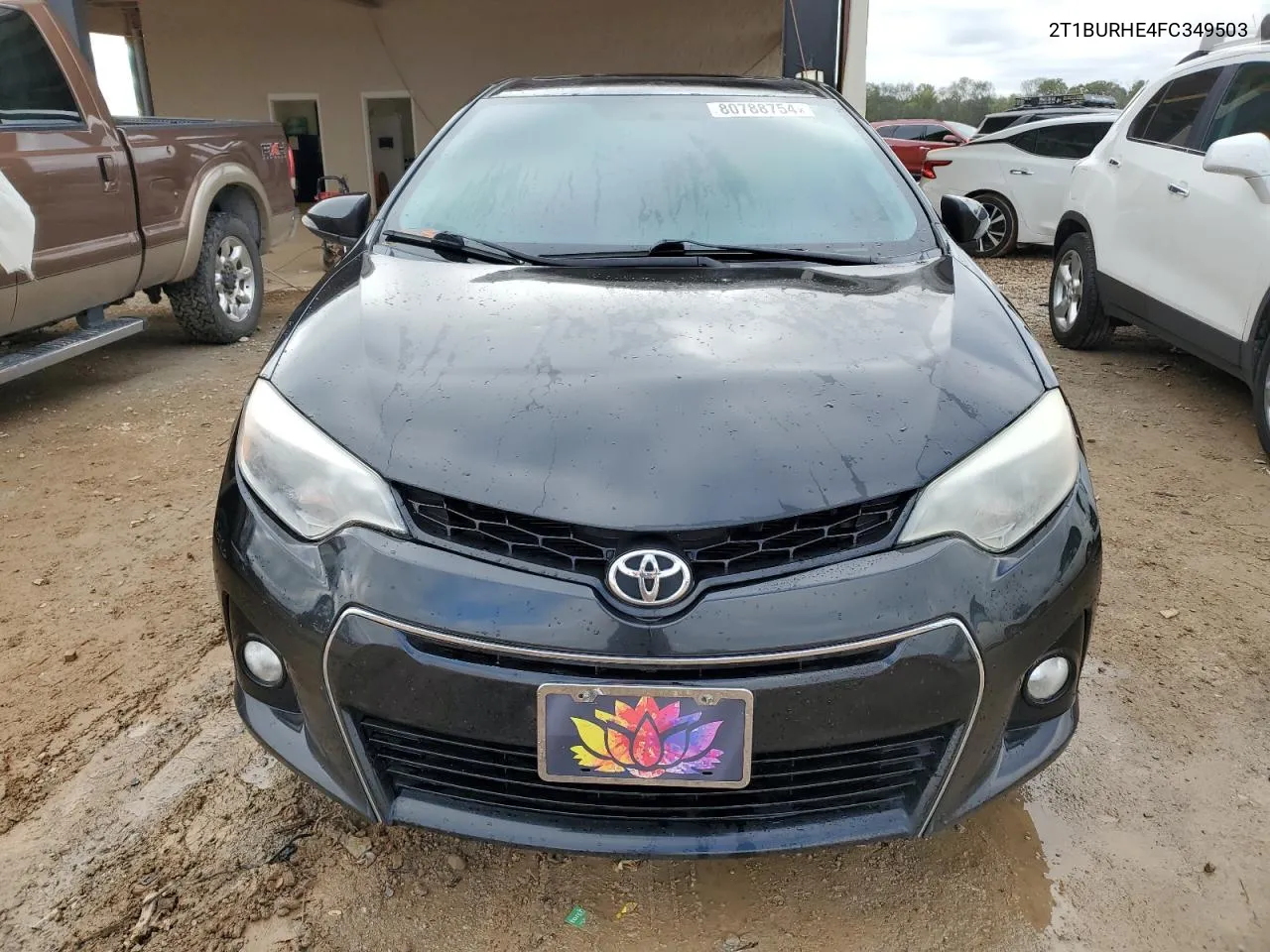 2015 Toyota Corolla L VIN: 2T1BURHE4FC349503 Lot: 80788754