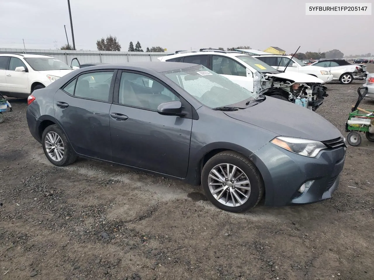 2015 Toyota Corolla L VIN: 5YFBURHE1FP205147 Lot: 80902204