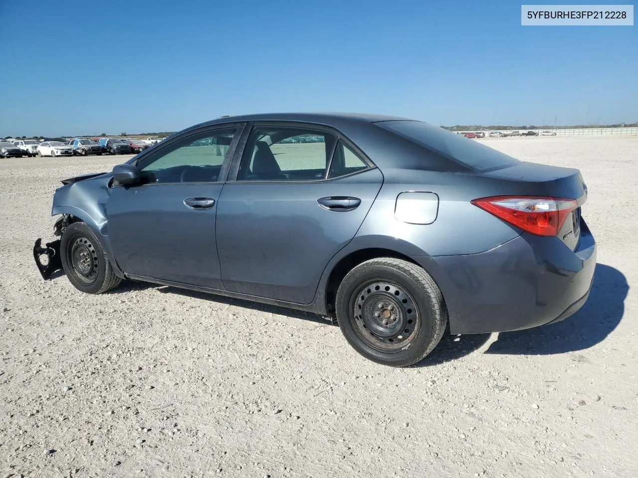 2015 Toyota Corolla L VIN: 5YFBURHE3FP212228 Lot: 80987424