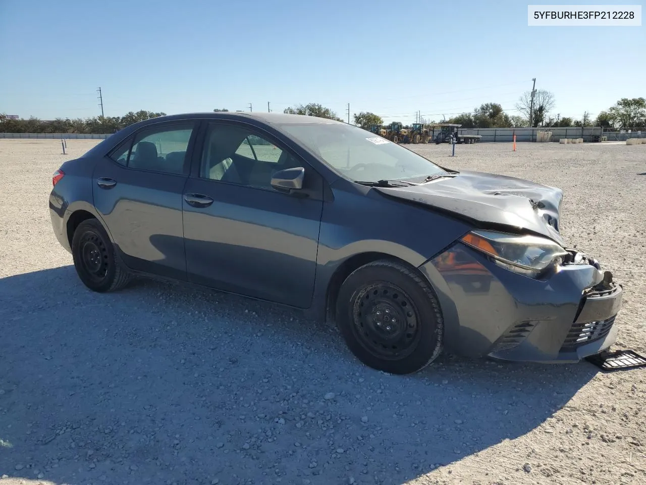 2015 Toyota Corolla L VIN: 5YFBURHE3FP212228 Lot: 80987424