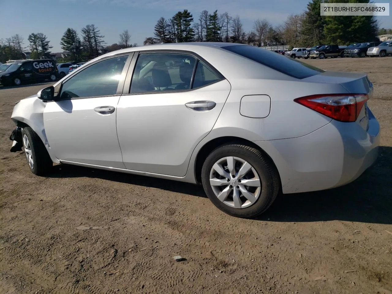 2015 Toyota Corolla L VIN: 2T1BURHE3FC468529 Lot: 81152384