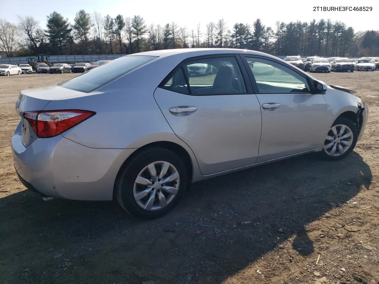 2015 Toyota Corolla L VIN: 2T1BURHE3FC468529 Lot: 81152384