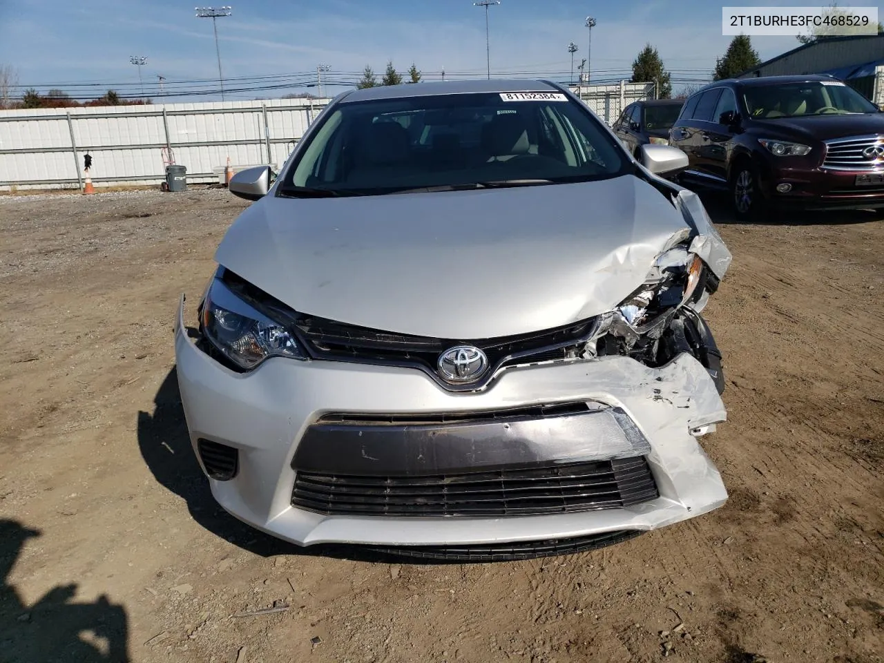 2015 Toyota Corolla L VIN: 2T1BURHE3FC468529 Lot: 81152384