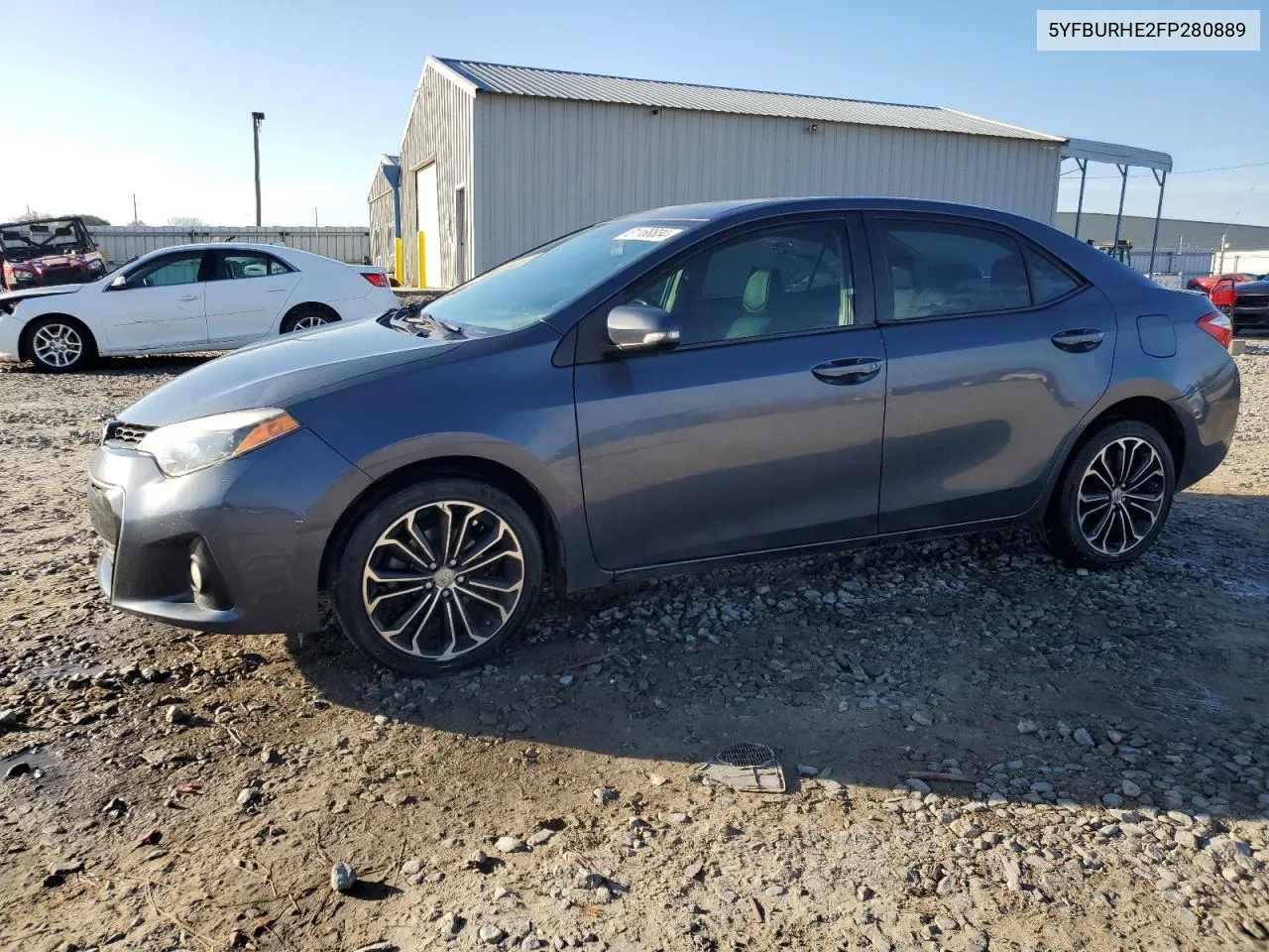 2015 Toyota Corolla L VIN: 5YFBURHE2FP280889 Lot: 81168834