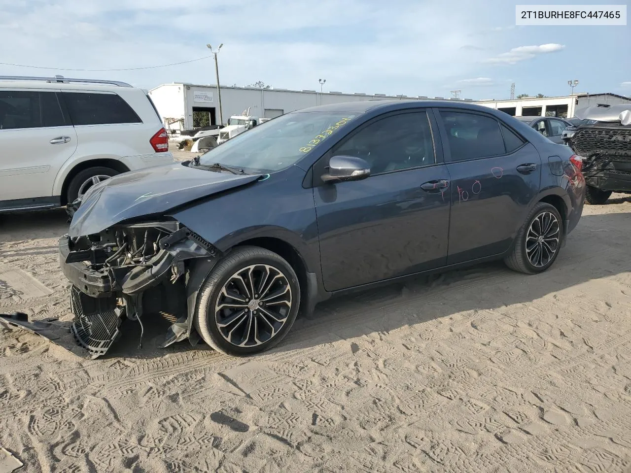 2015 Toyota Corolla L VIN: 2T1BURHE8FC447465 Lot: 81372304