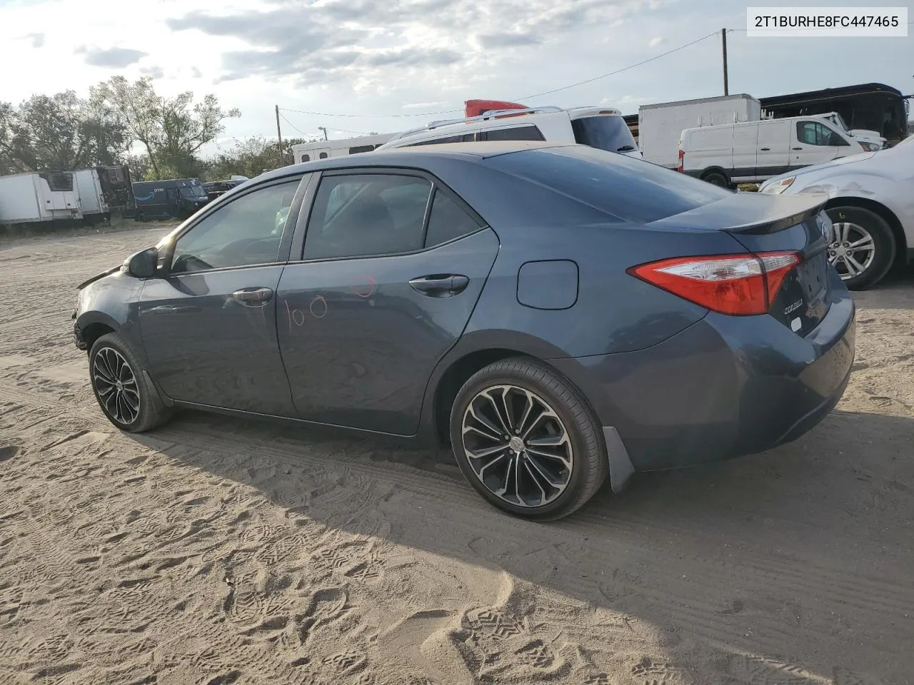 2015 Toyota Corolla L VIN: 2T1BURHE8FC447465 Lot: 81372304