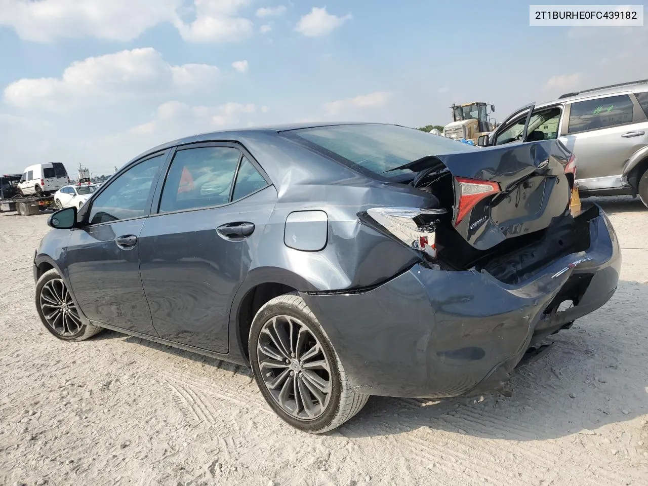 2015 Toyota Corolla L VIN: 2T1BURHE0FC439182 Lot: 81757594