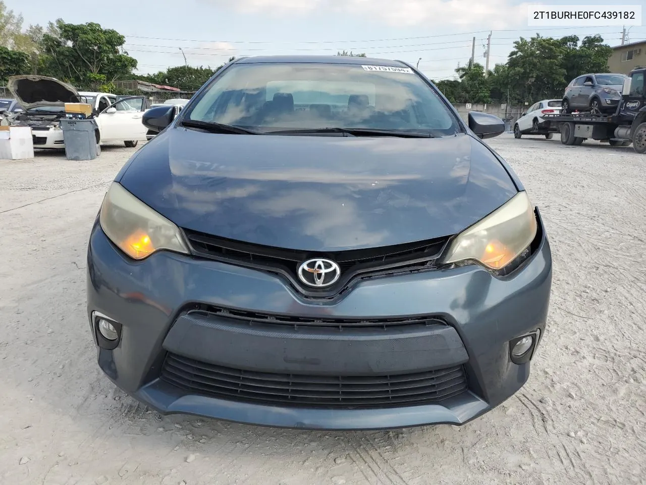 2015 Toyota Corolla L VIN: 2T1BURHE0FC439182 Lot: 81757594