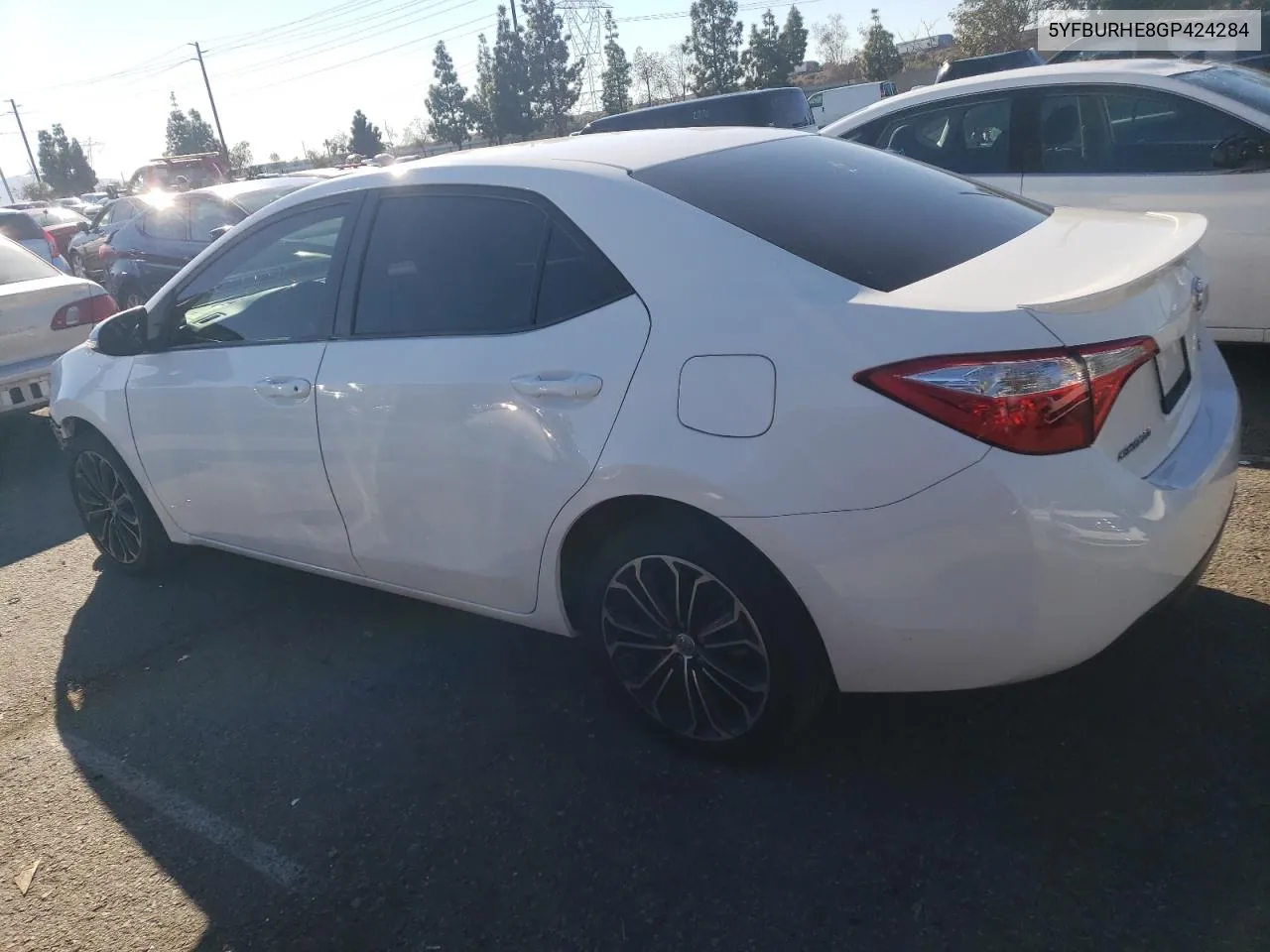 2016 Toyota Corolla L VIN: 5YFBURHE8GP424284 Lot: 37113474