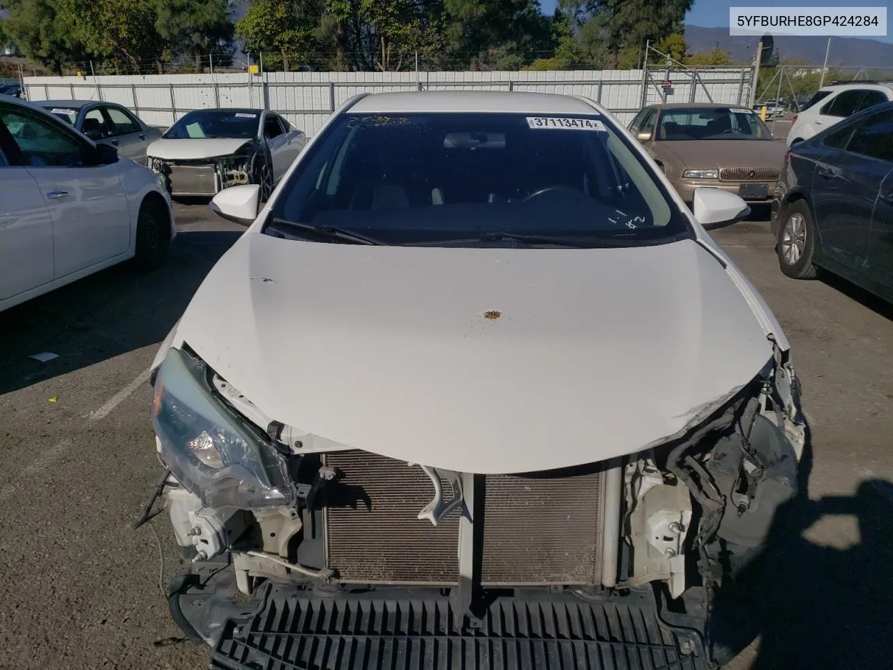 5YFBURHE8GP424284 2016 Toyota Corolla L