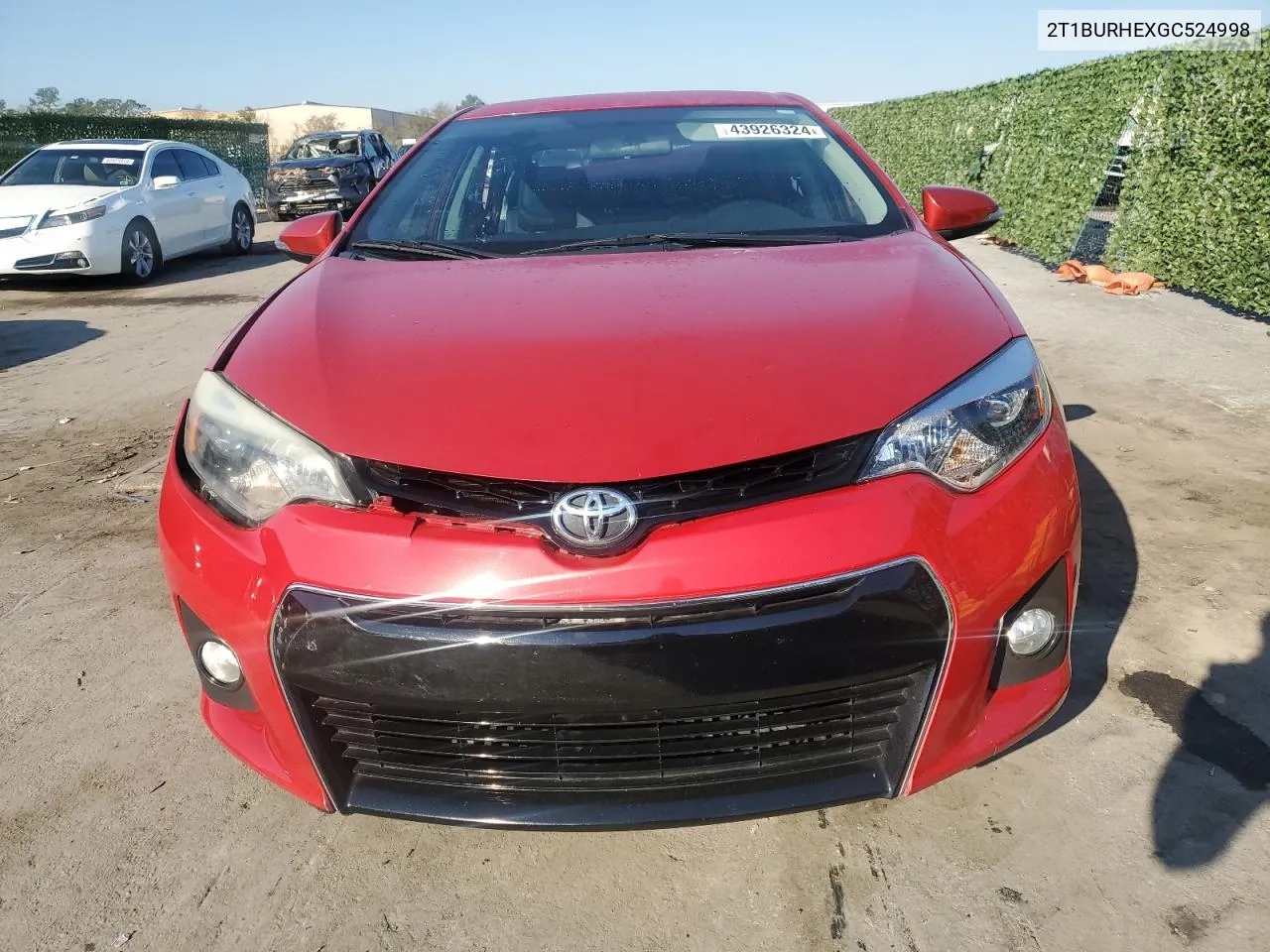 2T1BURHEXGC524998 2016 Toyota Corolla L