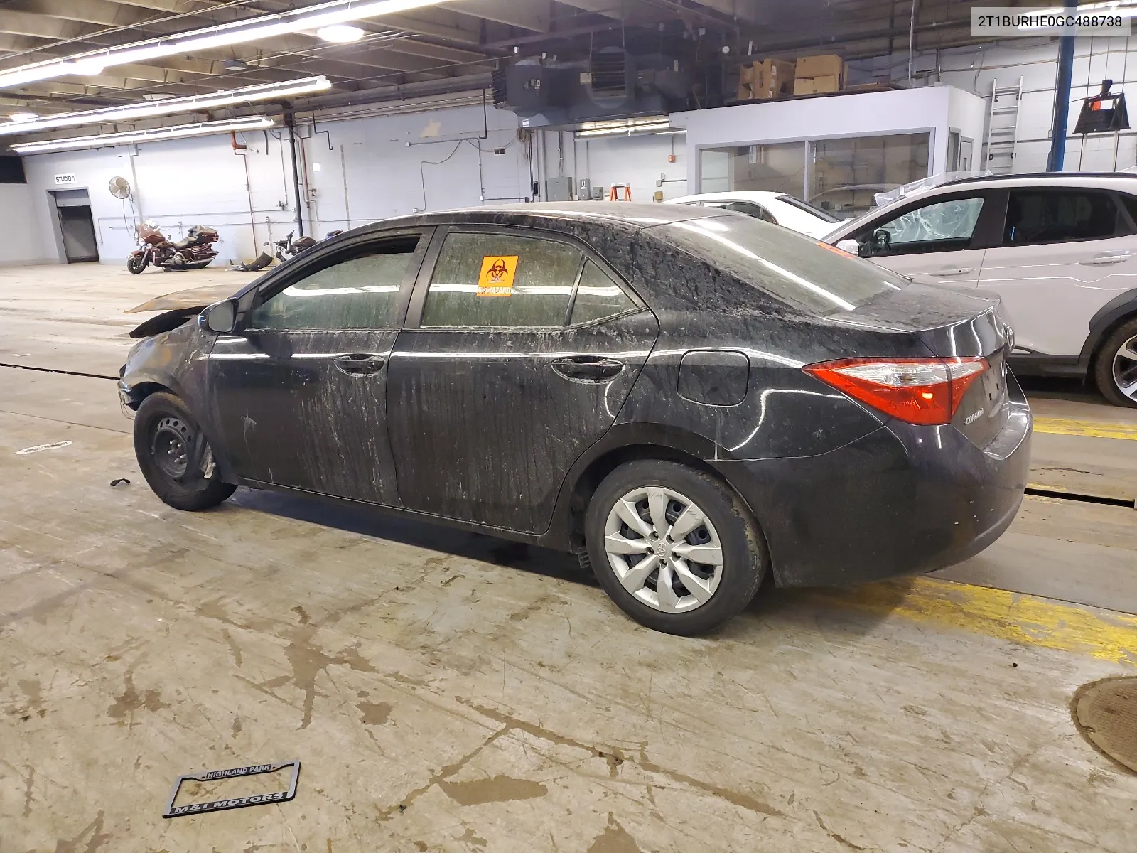 2016 Toyota Corolla L VIN: 2T1BURHE0GC488738 Lot: 44792214