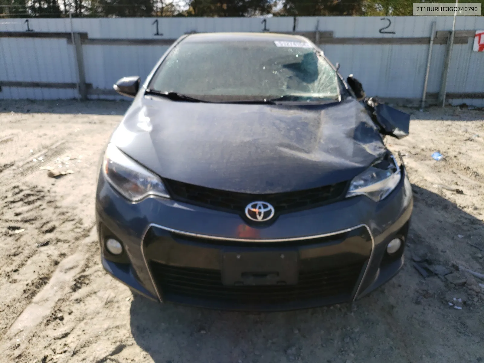 2016 Toyota Corolla L VIN: 2T1BURHE3GC740790 Lot: 51274154