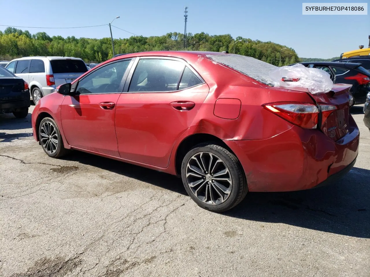 2016 Toyota Corolla L VIN: 5YFBURHE7GP418086 Lot: 51577384