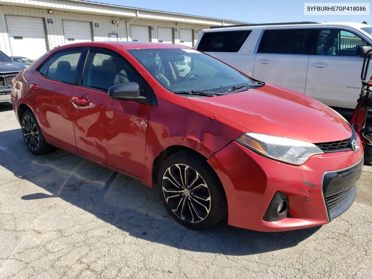 2016 Toyota Corolla L VIN: 5YFBURHE7GP418086 Lot: 51577384