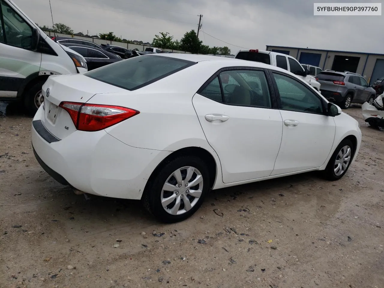 5YFBURHE9GP397760 2016 Toyota Corolla L