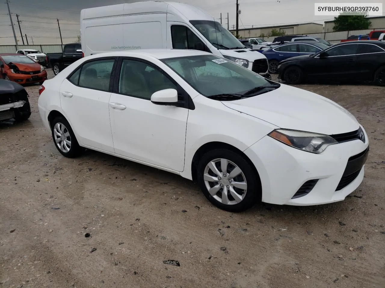 5YFBURHE9GP397760 2016 Toyota Corolla L