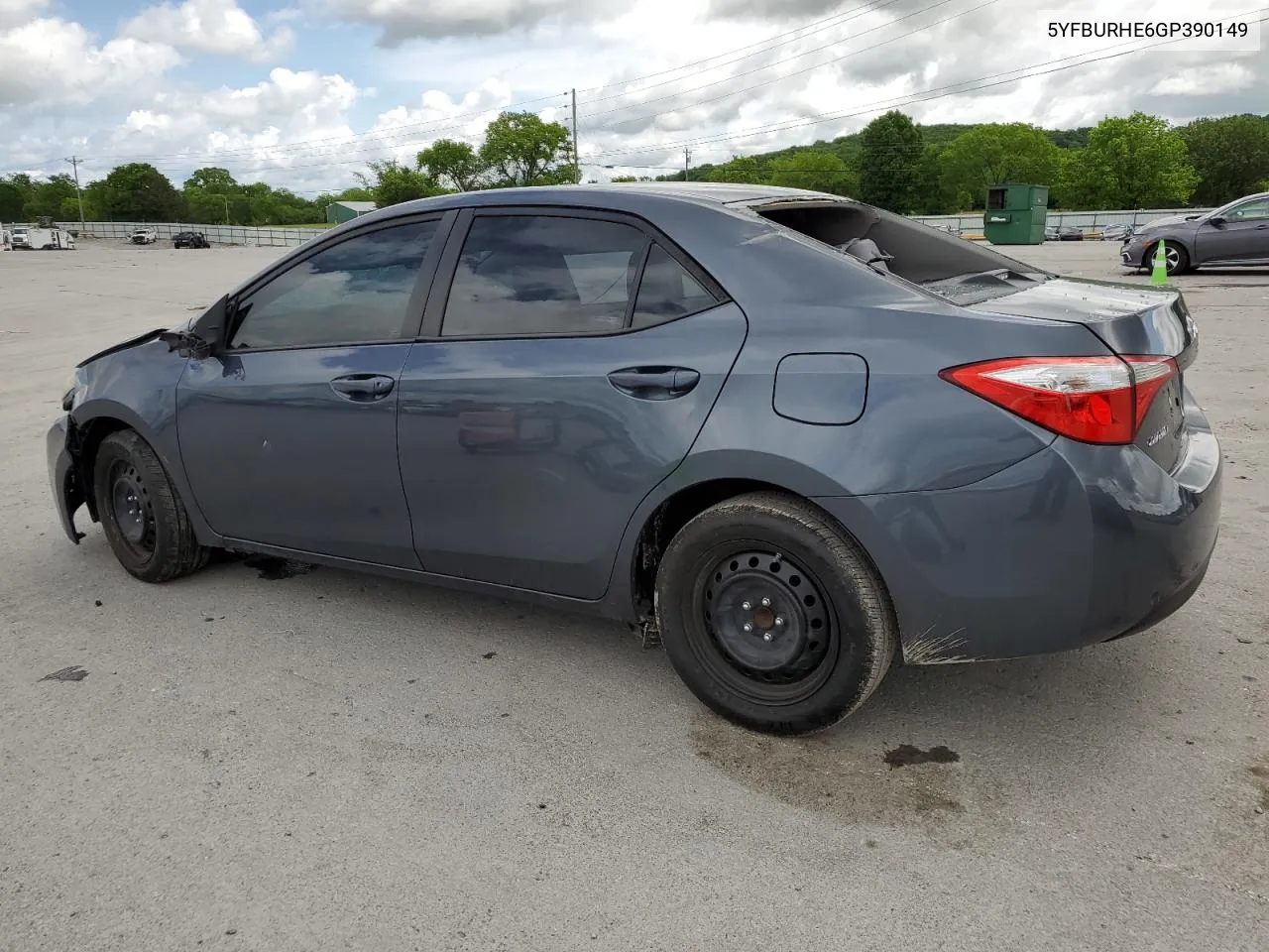 2016 Toyota Corolla L VIN: 5YFBURHE6GP390149 Lot: 53154154