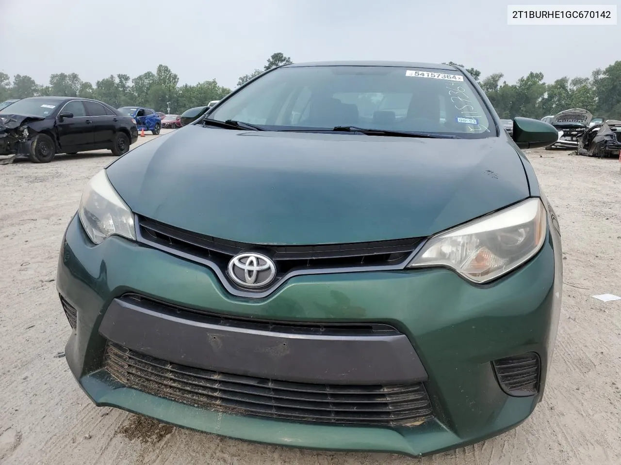 2T1BURHE1GC670142 2016 Toyota Corolla L