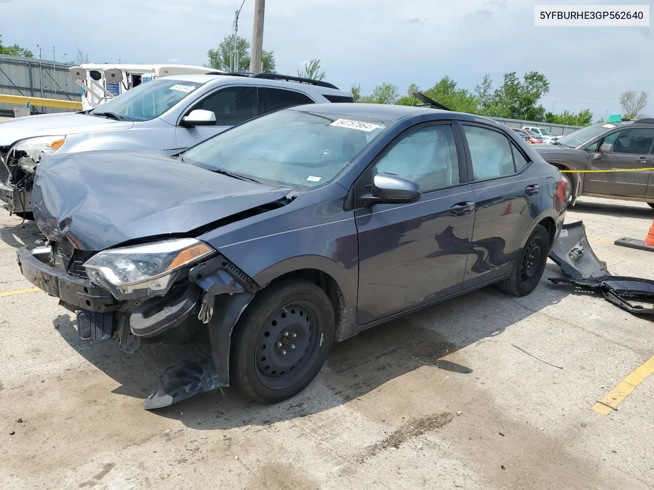 5YFBURHE3GP562640 2016 Toyota Corolla L