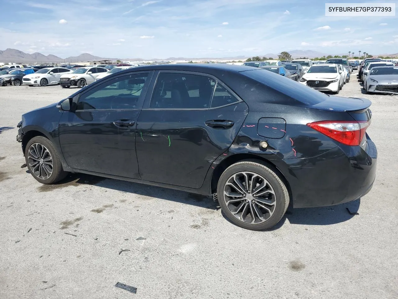 5YFBURHE7GP377393 2016 Toyota Corolla L