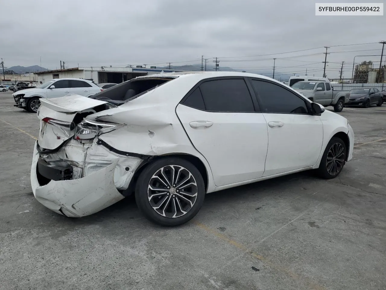 2016 Toyota Corolla L VIN: 5YFBURHE0GP559422 Lot: 55357424