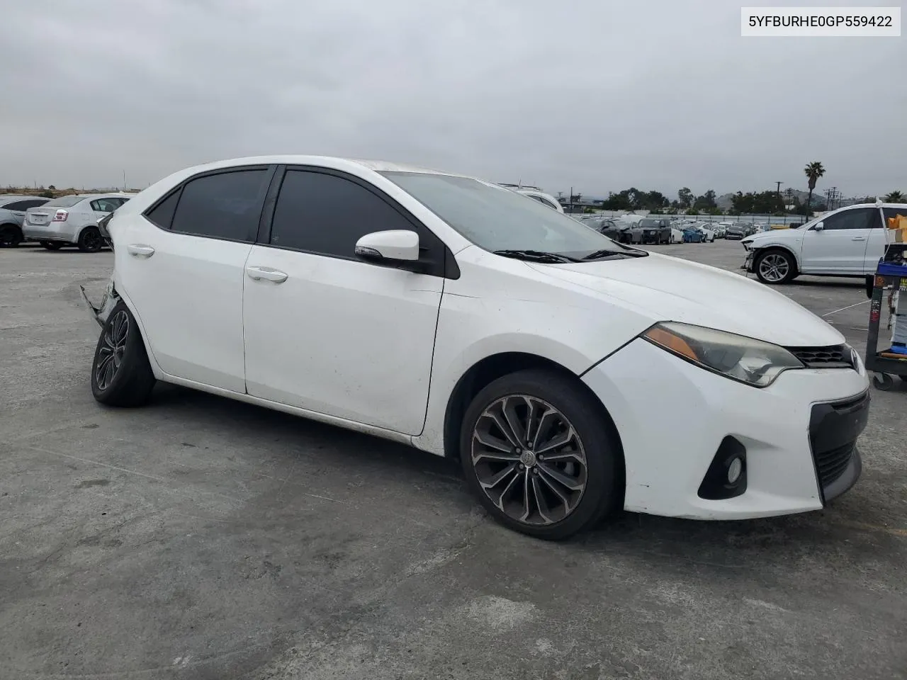 2016 Toyota Corolla L VIN: 5YFBURHE0GP559422 Lot: 55357424