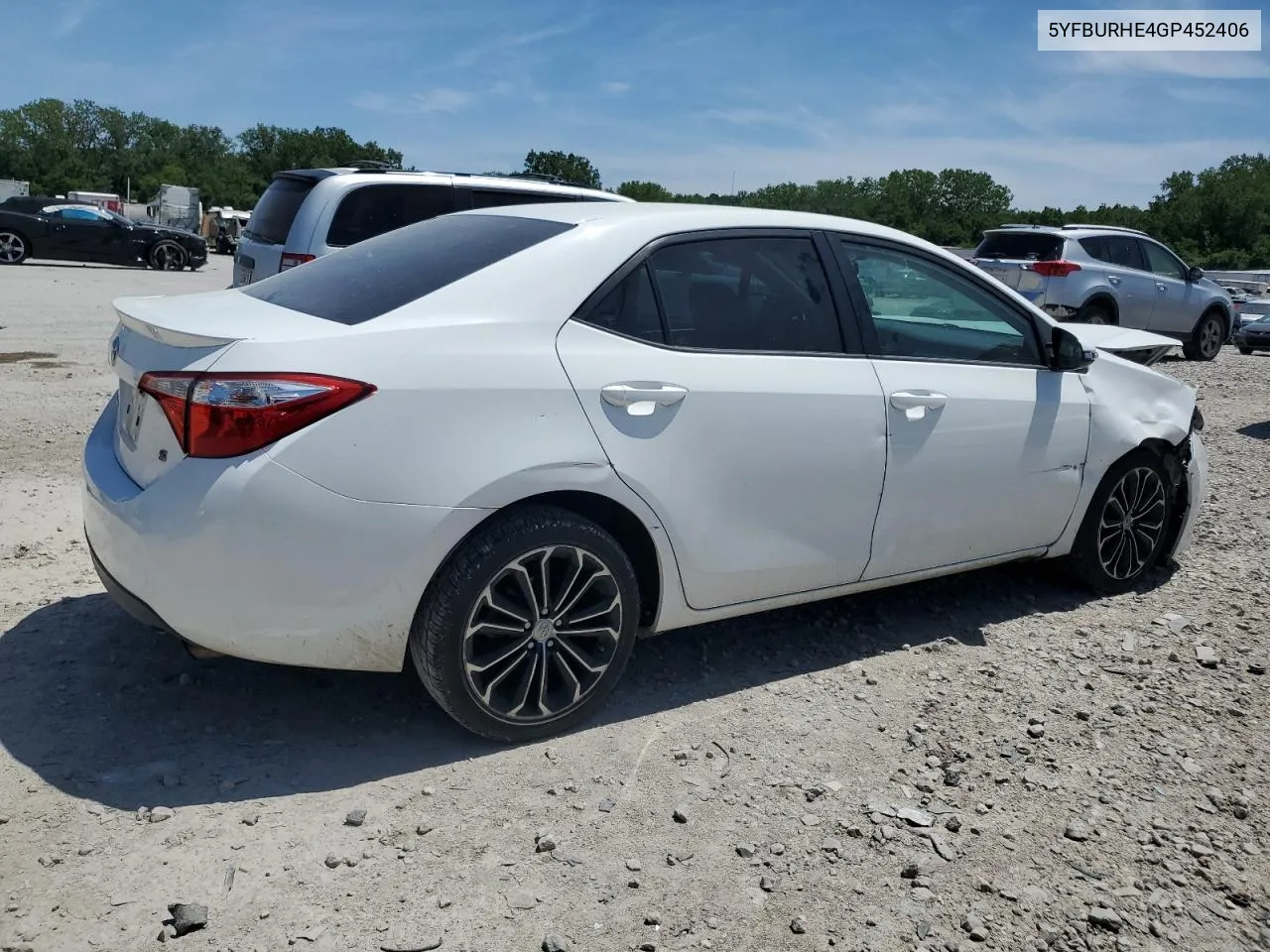 2016 Toyota Corolla L VIN: 5YFBURHE4GP452406 Lot: 56383044