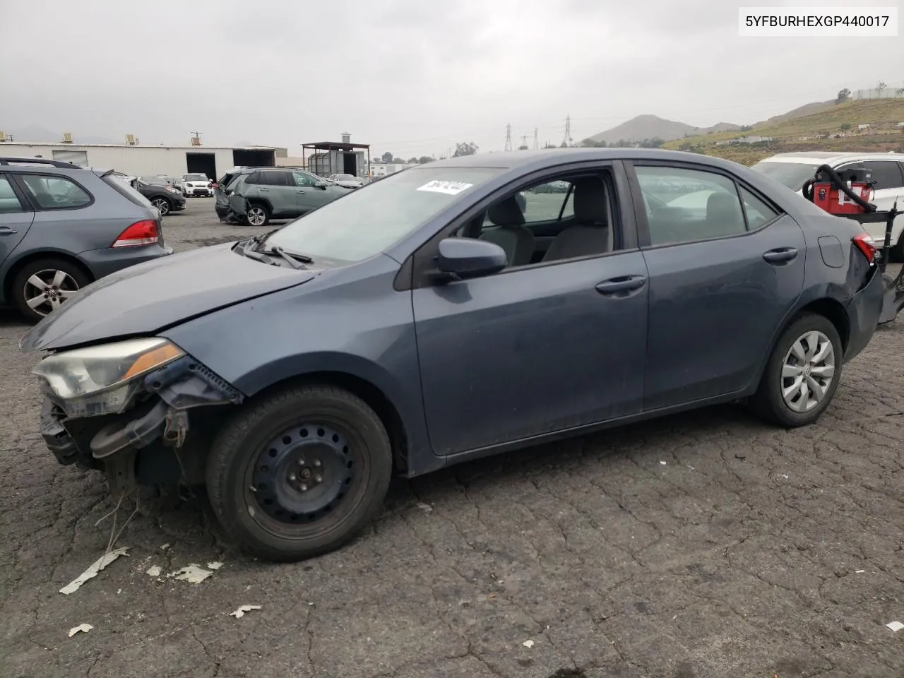 2016 Toyota Corolla L VIN: 5YFBURHEXGP440017 Lot: 56474244