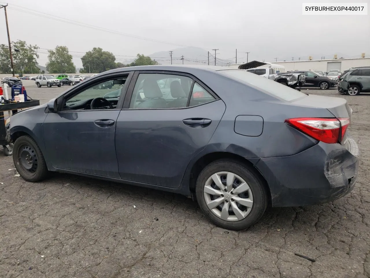 2016 Toyota Corolla L VIN: 5YFBURHEXGP440017 Lot: 56474244