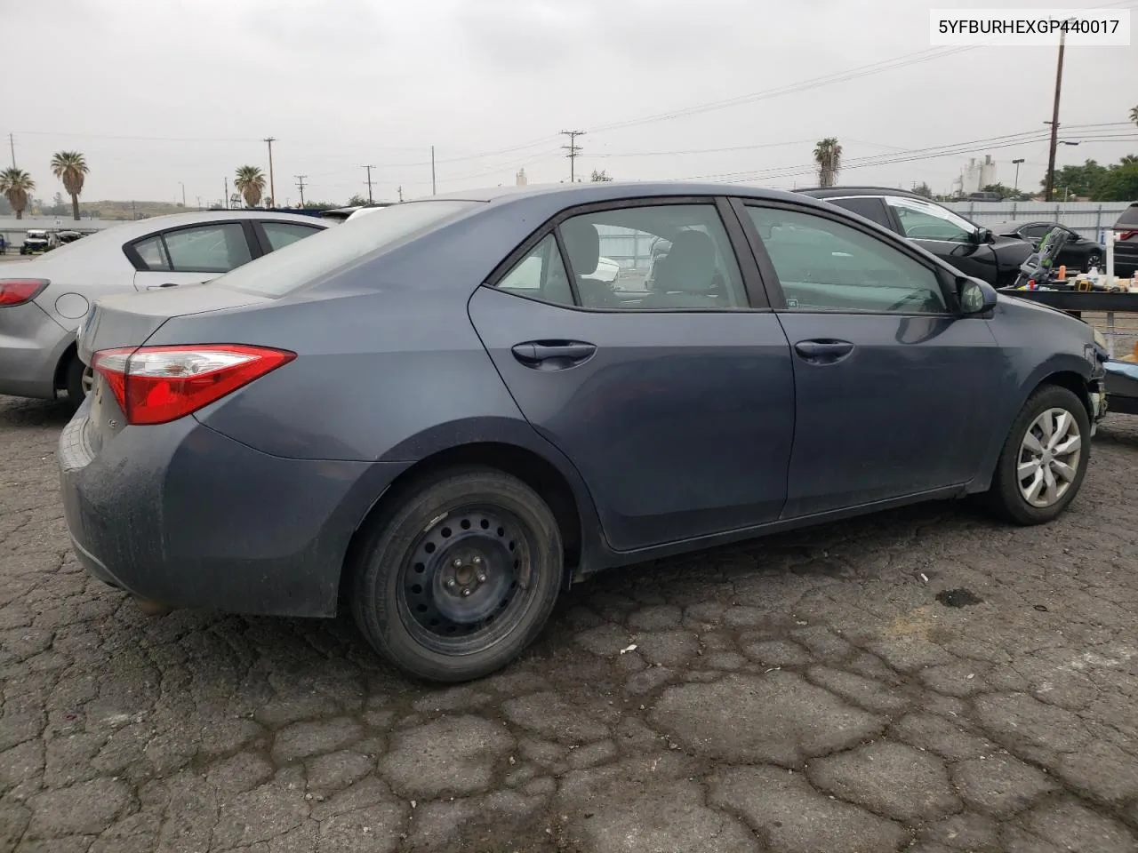 2016 Toyota Corolla L VIN: 5YFBURHEXGP440017 Lot: 56474244