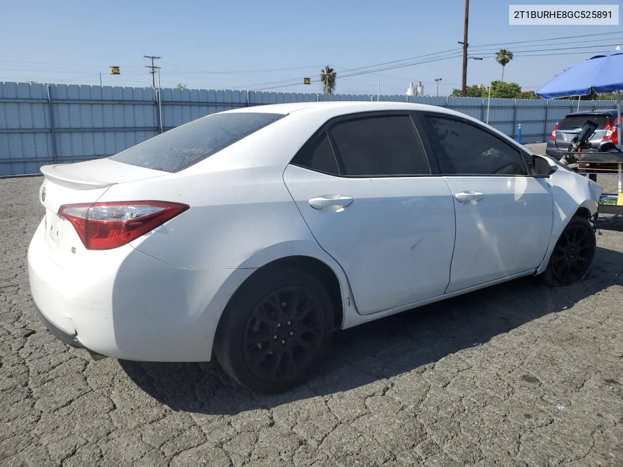 2016 Toyota Corolla L VIN: 2T1BURHE8GC525891 Lot: 56882664