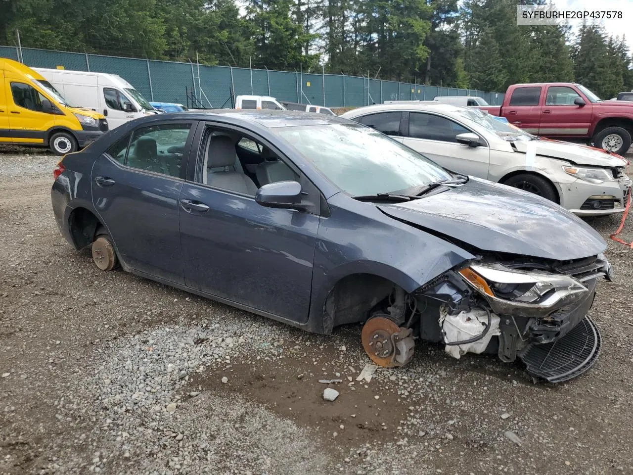 5YFBURHE2GP437578 2016 Toyota Corolla L